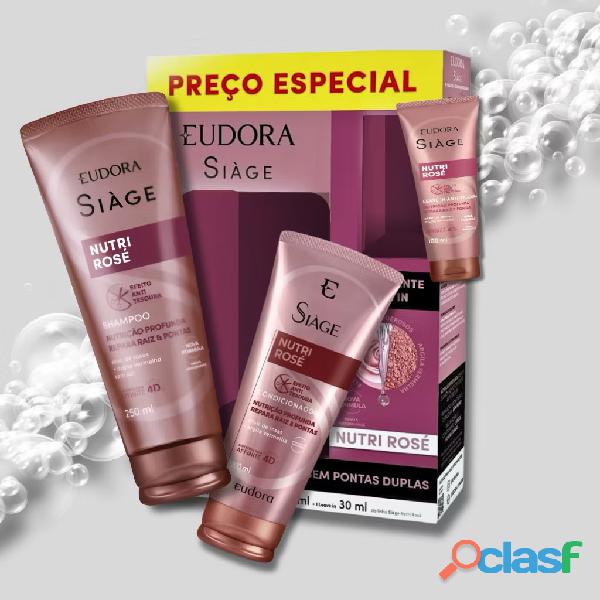 SIAGE KIT CAIXA PROMOPACK NUTRI ROSE HAIR PLASTIA LISO INTENSO GLOW EXPERT CICA THERAPY SIAGE KIT CAIXA PROMOPACK NUTRI ROSE HAIR PLASTIA LISO INTENSO GLOW EXPERT CICA THERAPY