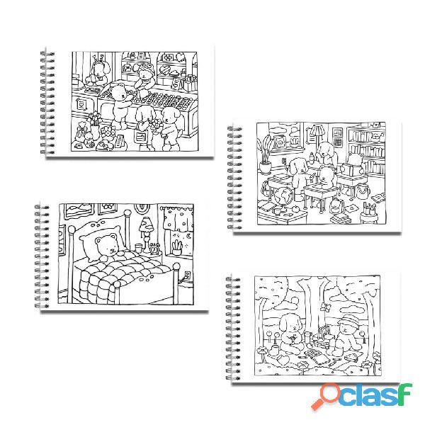 Livro para colorir personagens 4