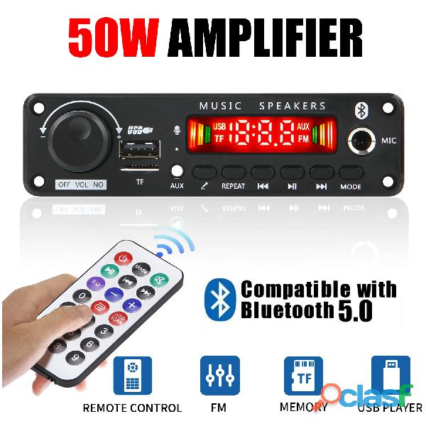 Placa Usb Bluetooth 5.0 Tela Colorida Mp3 Rádio Fm 2