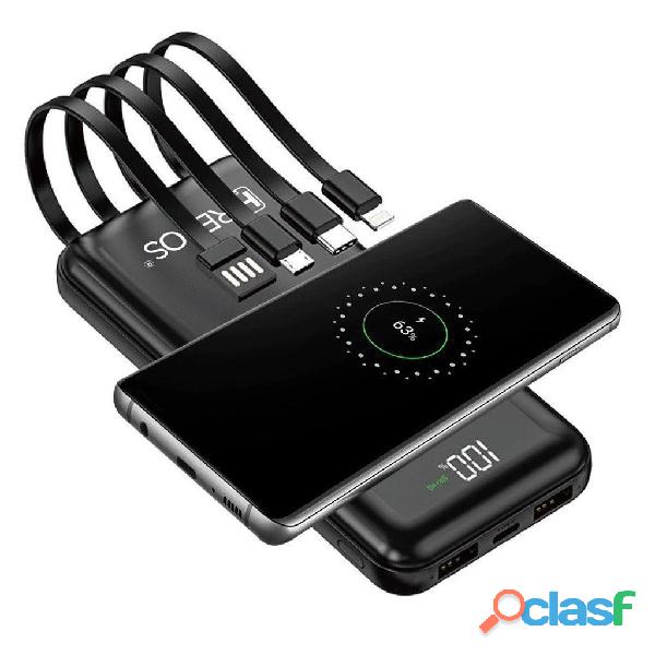 CARREGADOR BATERIA POWER BANK 10000 INDUÇÃO UNIVERSAL 2