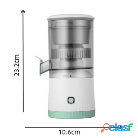 Espremedor elétrico laranja limão frutas fazer sucos recarregável usb 1