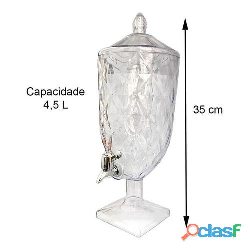 Suqueira 4,5L Cristal Acrílico Resistente a Riscos   Super Promoção!! 3