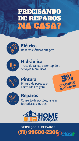 HOME SERVIÇOS: MANUTENÇÃO E REFORMAS 2