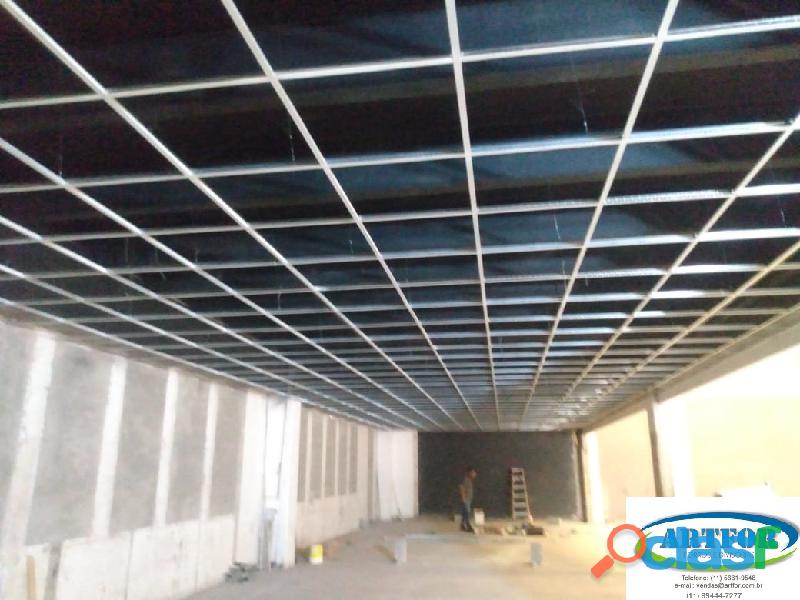 Forro Isopor, Forro Lã Vidro, Forro Mineral, Forro Pvc Modular, Forro Gesso Modular. 1