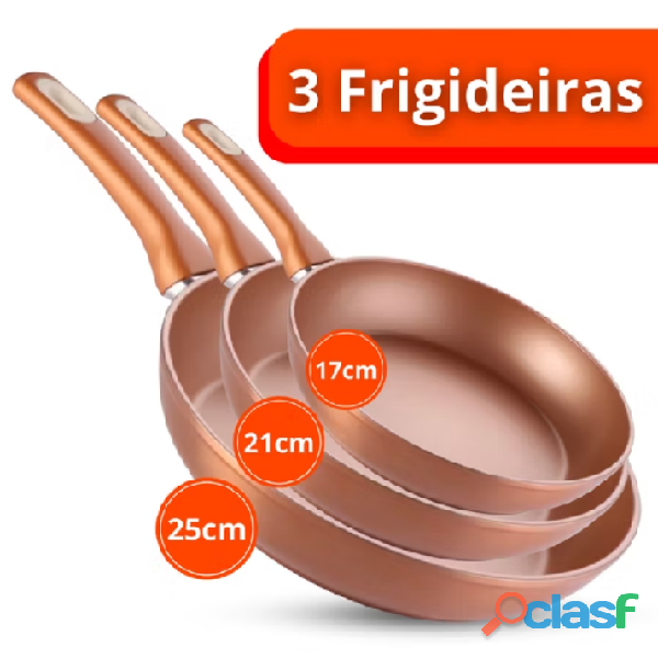 Dê uma olhada em Kit Frigideira Antiaderente Grande Cerâmica Não Gruda Não Vai Óleo Utensilio Domest Dê uma olhada em Kit Frigideira Antiaderente Grande Cerâmica Não Gruda Não Vai Óleo Utensilio Domest
