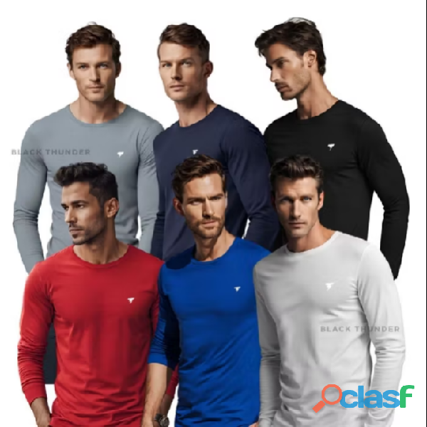 4 camisa termica masculina Manga Longa 1