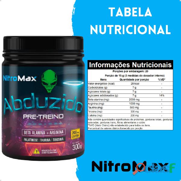 Pre Treino Abduzido 300g + Coqueteleira Nitromax 2