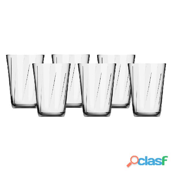 Conjunto 6 Copos de Vidro 190ml Amazon Nadir Conjunto 6 Copos de Vidro 190ml Amazon Nadir