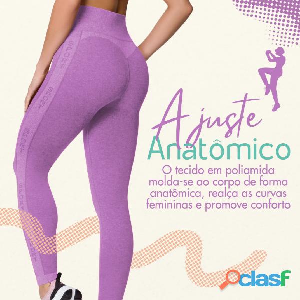 Calça Legging Academia Sem Costura Selene Zero Transparência 1